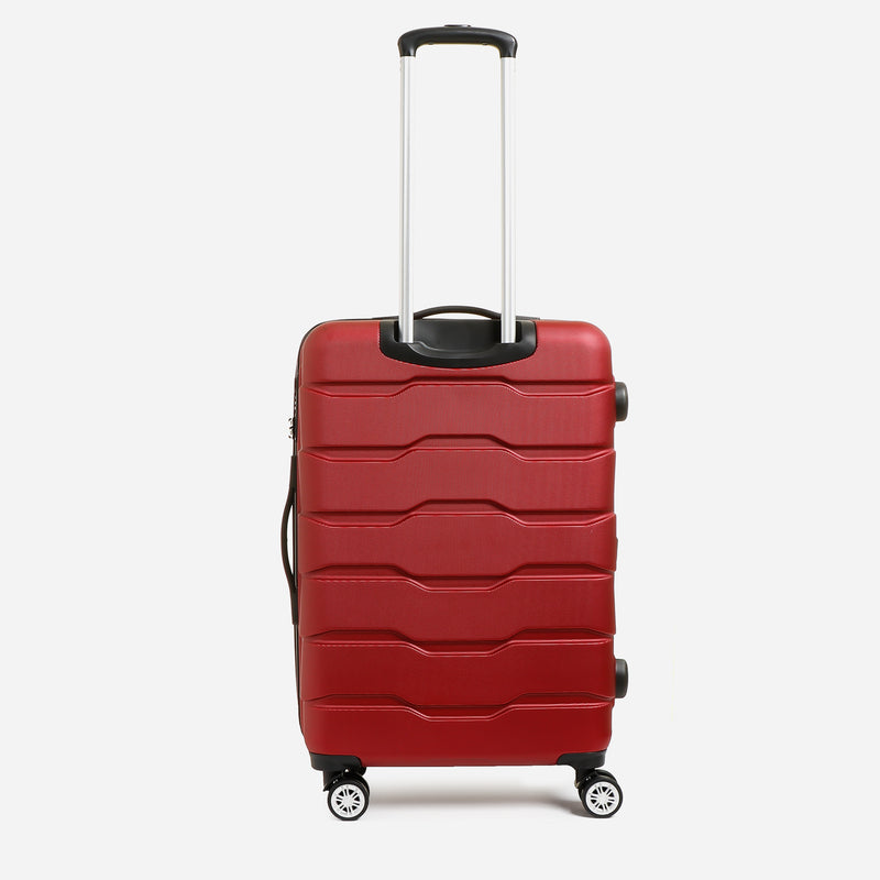 Travel Basic Argen 24-Inch Hard Case Luggage in Red