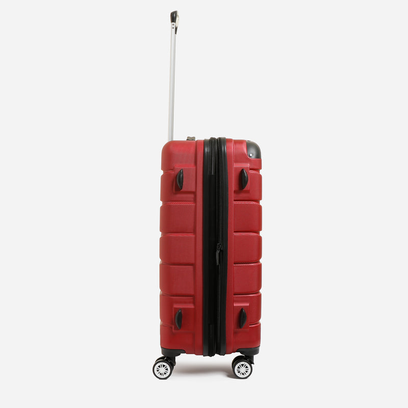 Travel Basic Argen 24-Inch Hard Case Luggage in Red