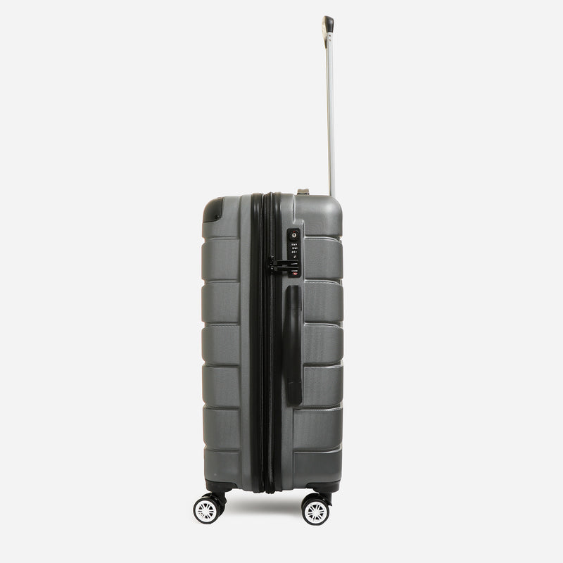 Travel Basic Argen 24-Inch Hard Case Luggage in Gray