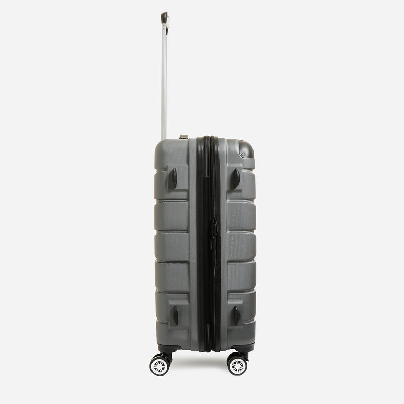 Travel Basic Argen 24-Inch Hard Case Luggage in Gray