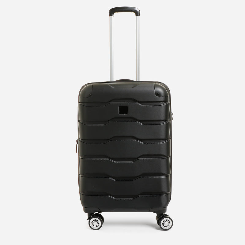 Travel Basic Argen 24-Inch Hard Case Luggage in Black