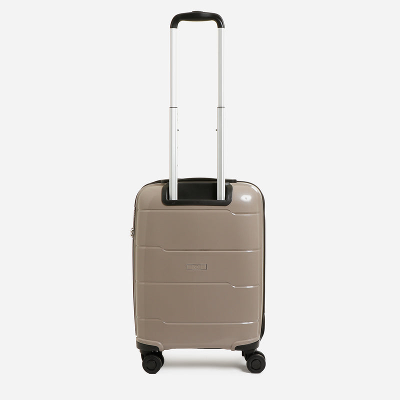 Travel Basic Chi 20-Inch Hard Case Luggage in Light Coffee