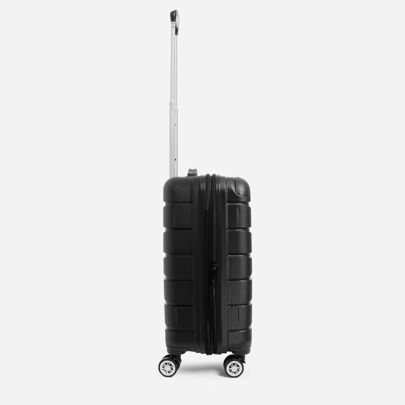 Travel Basic Argen 20-Inch Hard Case Luggage in Black