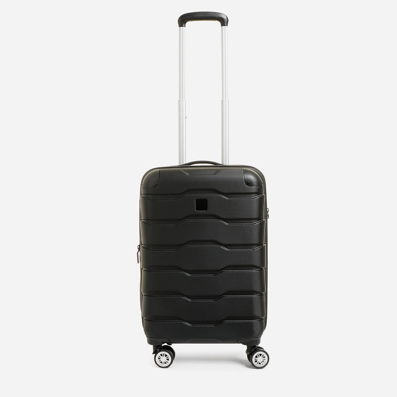 Travel Basic Argen 20-Inch Hard Case Luggage in Black