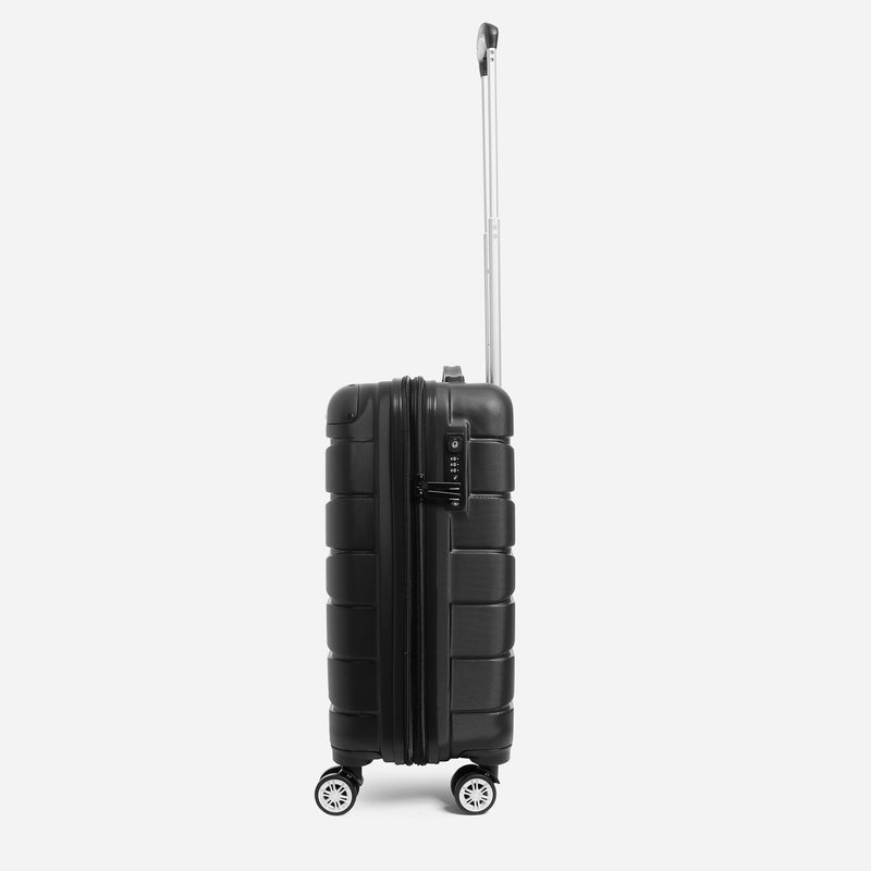 Travel Basic Argen 20-Inch Hard Case Luggage in Black