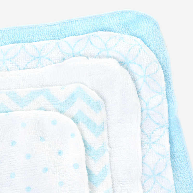 Bloom 12-Pack Washcloth Set 8x8in. _ Light Blue