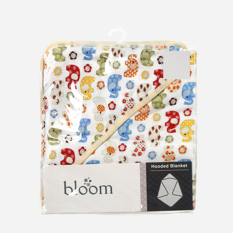 Bloom Elephant Hooded Blanket 30x30in.