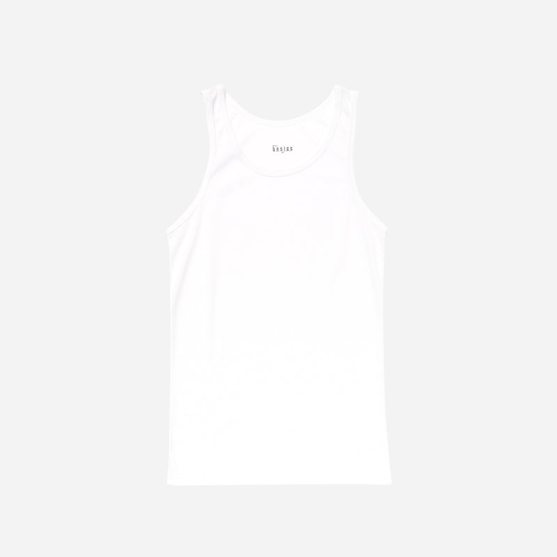 SM Basics Men_s 2-Piece Size Large Tank Top Set in White