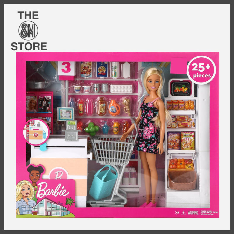 Barbie Doll and Supermarket Play Set