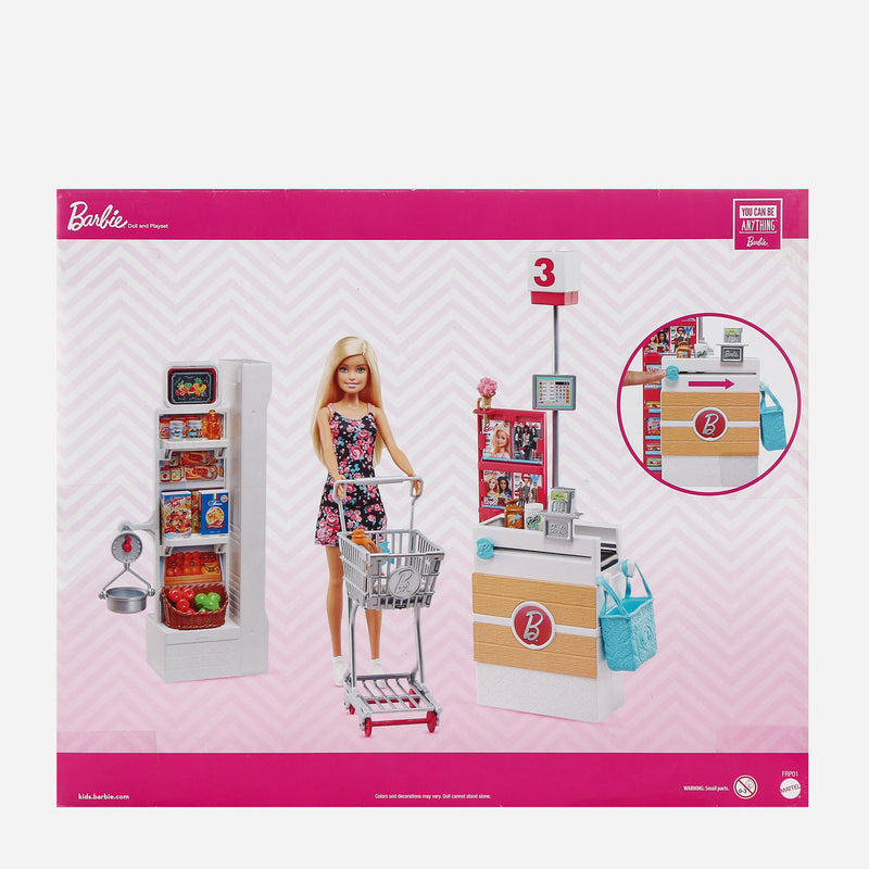 Barbie Doll and Supermarket Play Set