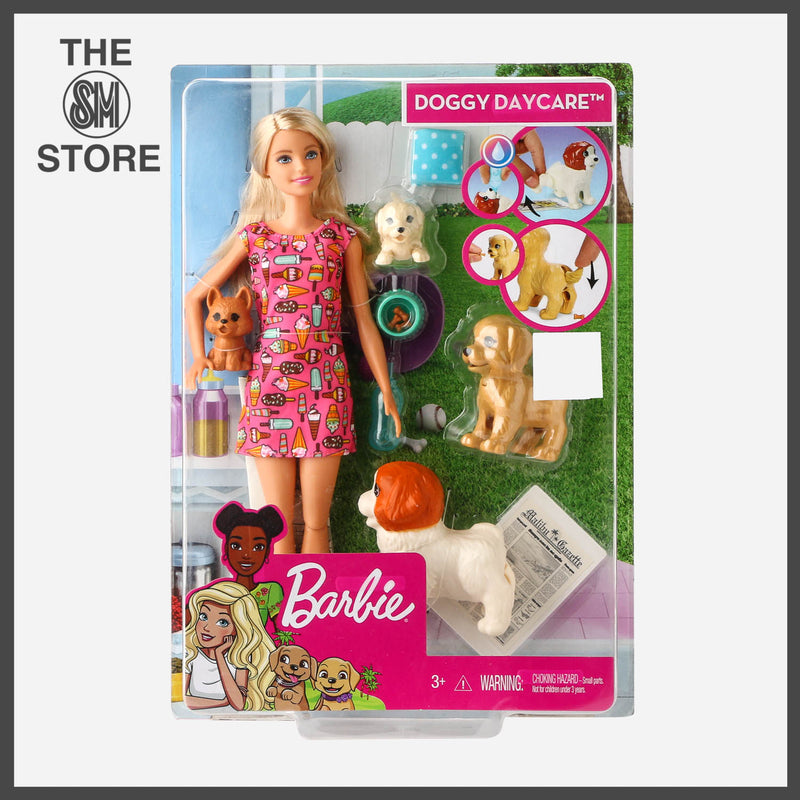 Barbie Doggy Daycare Doll & Pets