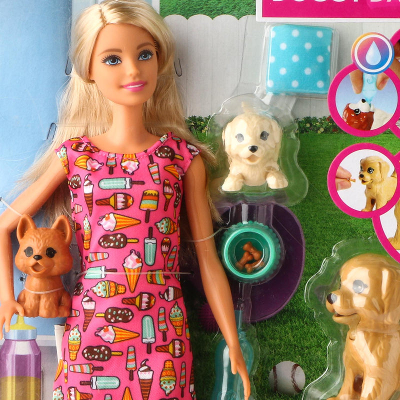 Barbie Doggy Daycare Doll & Pets