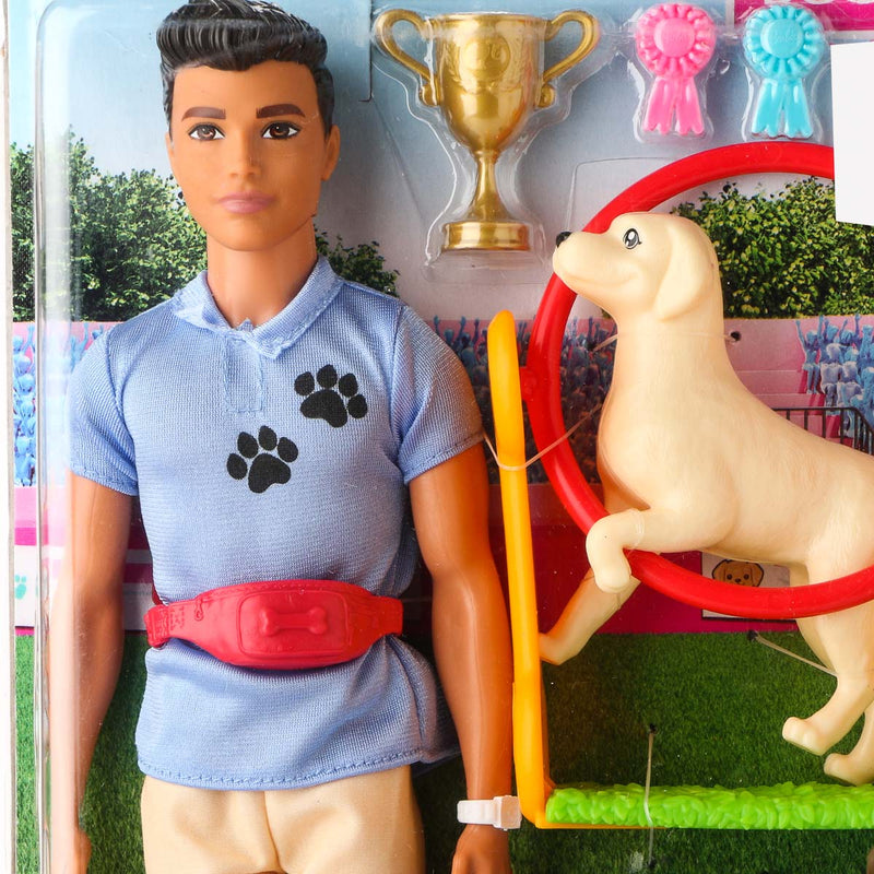 Barbie You Can Be Anything Ken Dog Trainer Play Set