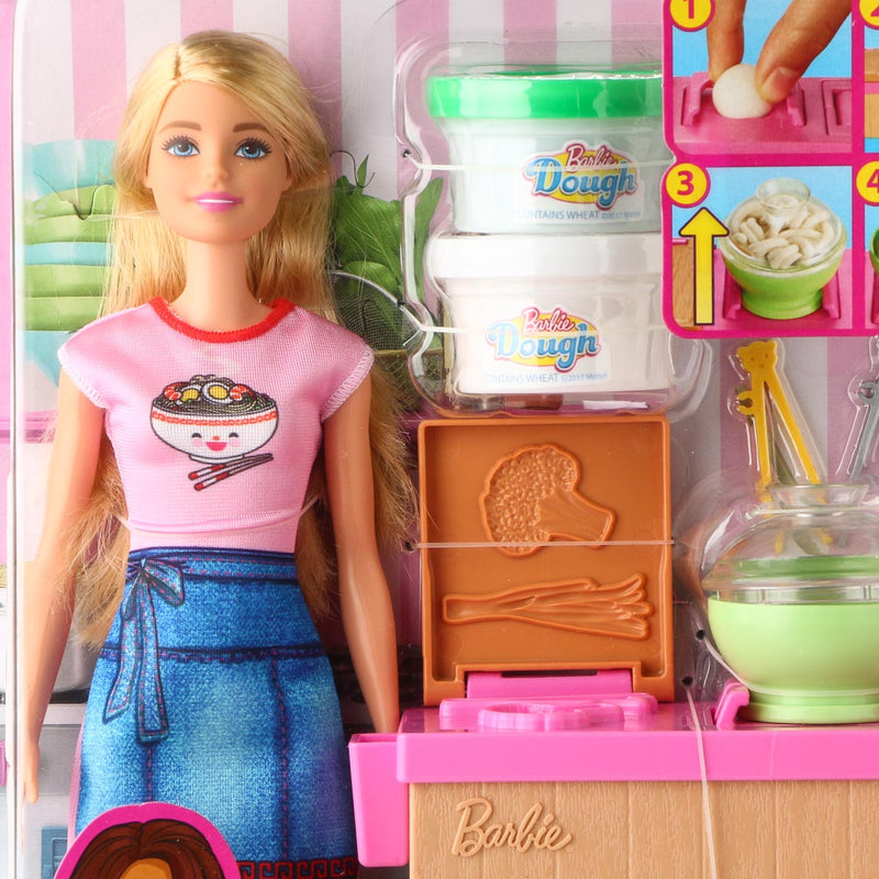 Barbie You Can Be Anything Noodle Bar Play Set _ Blonde Doll