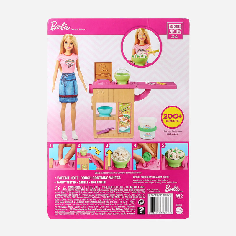 Barbie You Can Be Anything Noodle Bar Play Set _ Blonde Doll