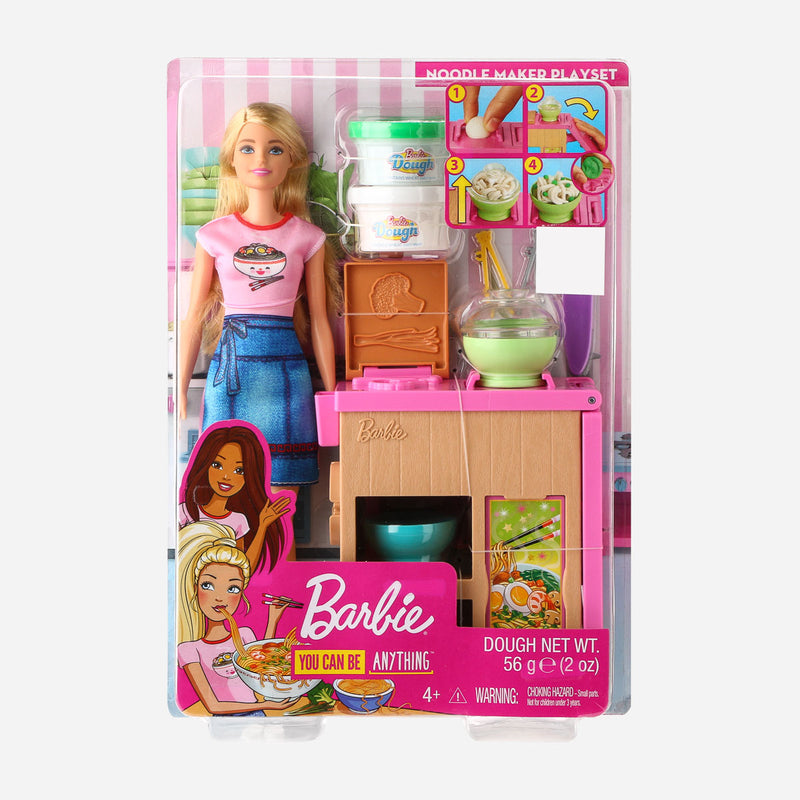 Barbie You Can Be Anything Noodle Bar Play Set _ Blonde Doll