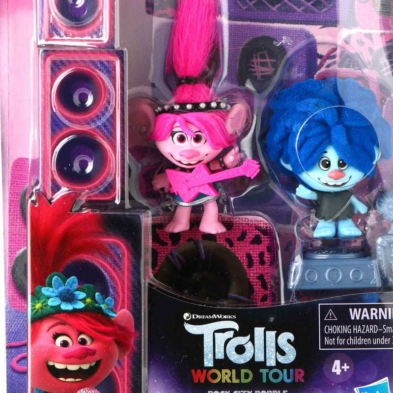 Trolls World Tour 2-Pack Rock CIty Bobble