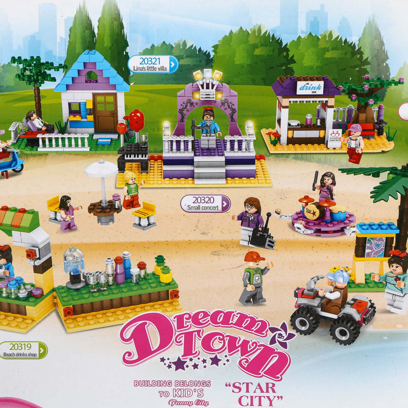 Toy Kingdom Dream Town Star City Blocks Set