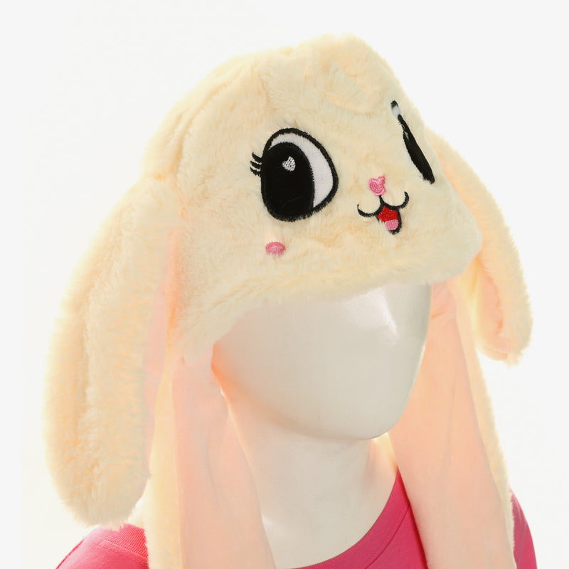 Toy Kingdom Cute Bunny Headgear with Moving Ears _ Peach