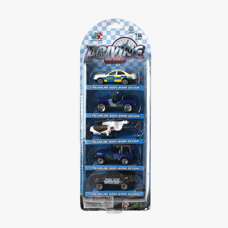 Toy Kingdom 5-Pack Die Cast Car Set 1:64