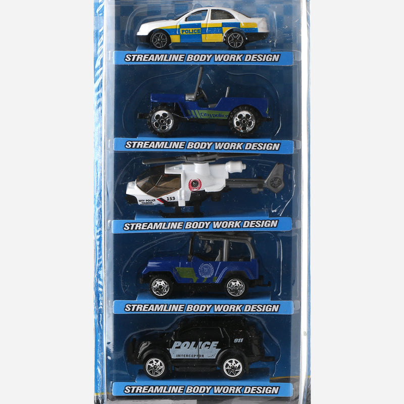 Toy Kingdom 5-Pack Die Cast Car Set 1:64