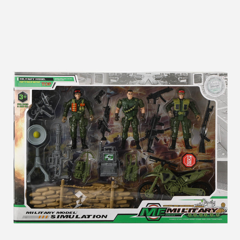 Toy Kingdom 17-Pack Military Play Set