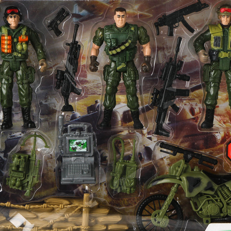 Toy Kingdom 17-Pack Military Play Set