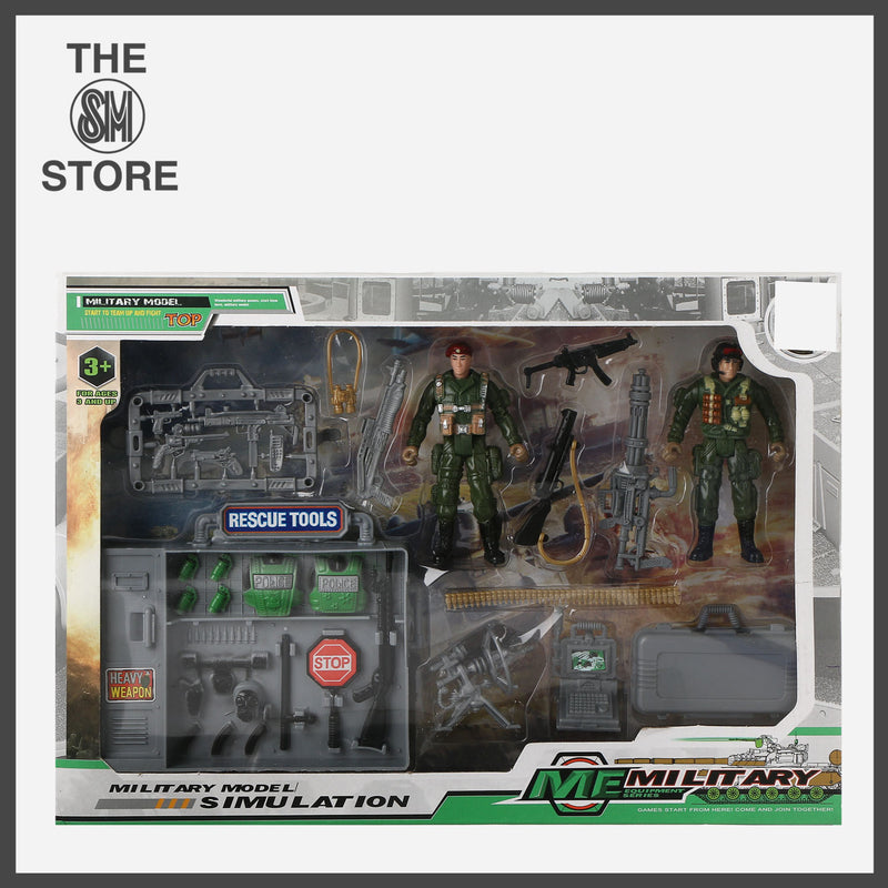 Toy Kingdom 13-Pack Military Play Set