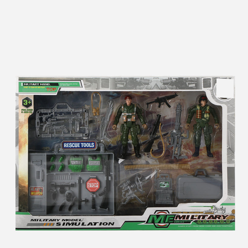 Toy Kingdom 13-Pack Military Play Set