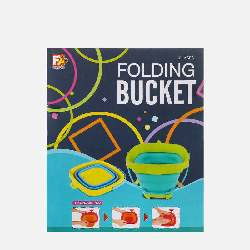 Toy Kingdom Folding Bucket with Shovel _ Pink