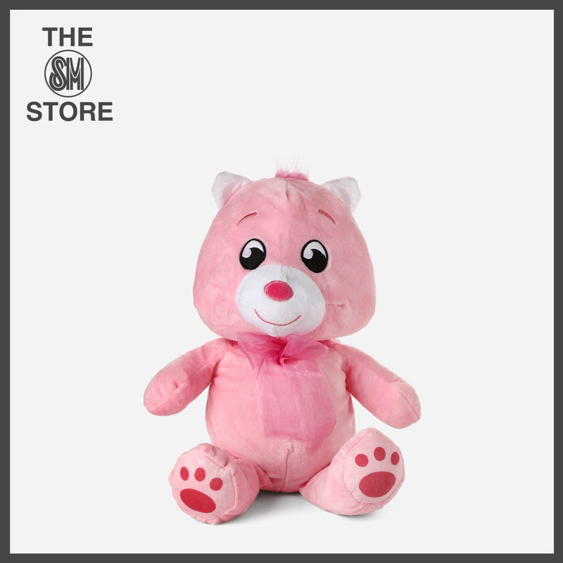 Toy Kingdom Happy Bear Plush 16in. _ Pink