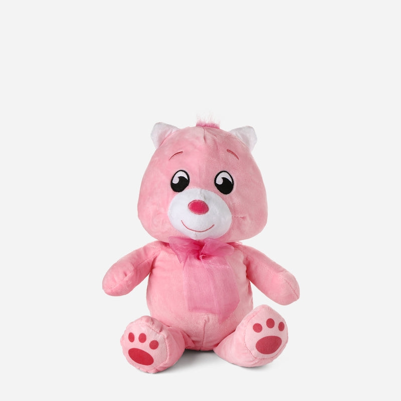 Toy Kingdom Happy Bear Plush 16in. _ Pink