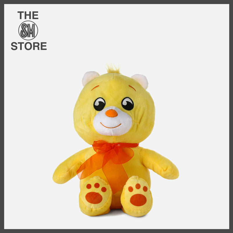 Toy Kingdom Happy Bear Plush 14in. _ Yellow