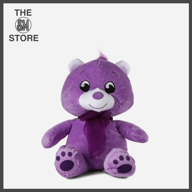 Toy Kingdom Happy Bear Plush 14in. _ Purple