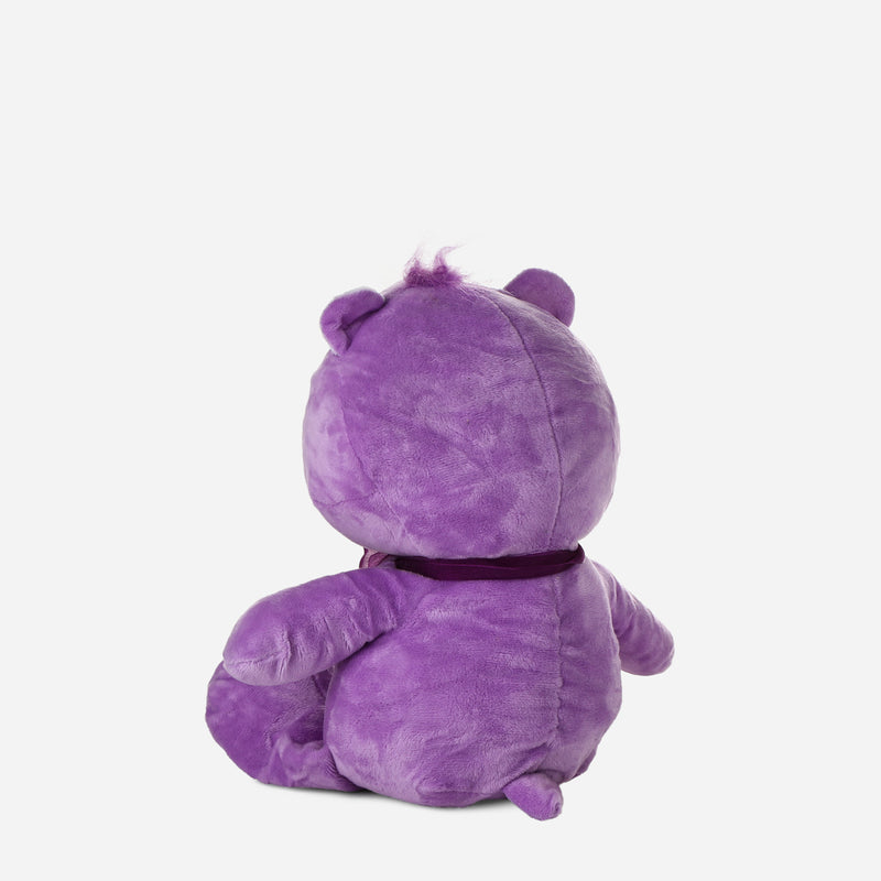 Toy Kingdom Happy Bear Plush 14in. _ Purple