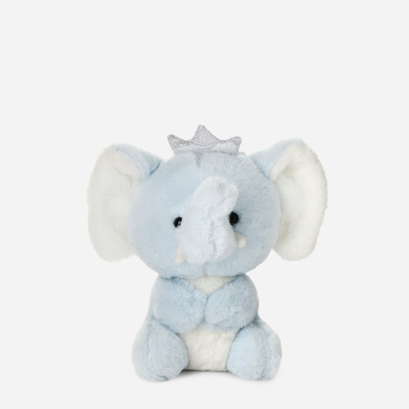 Toy Kingdom Princess Elephant Plush 8in. _ Blue