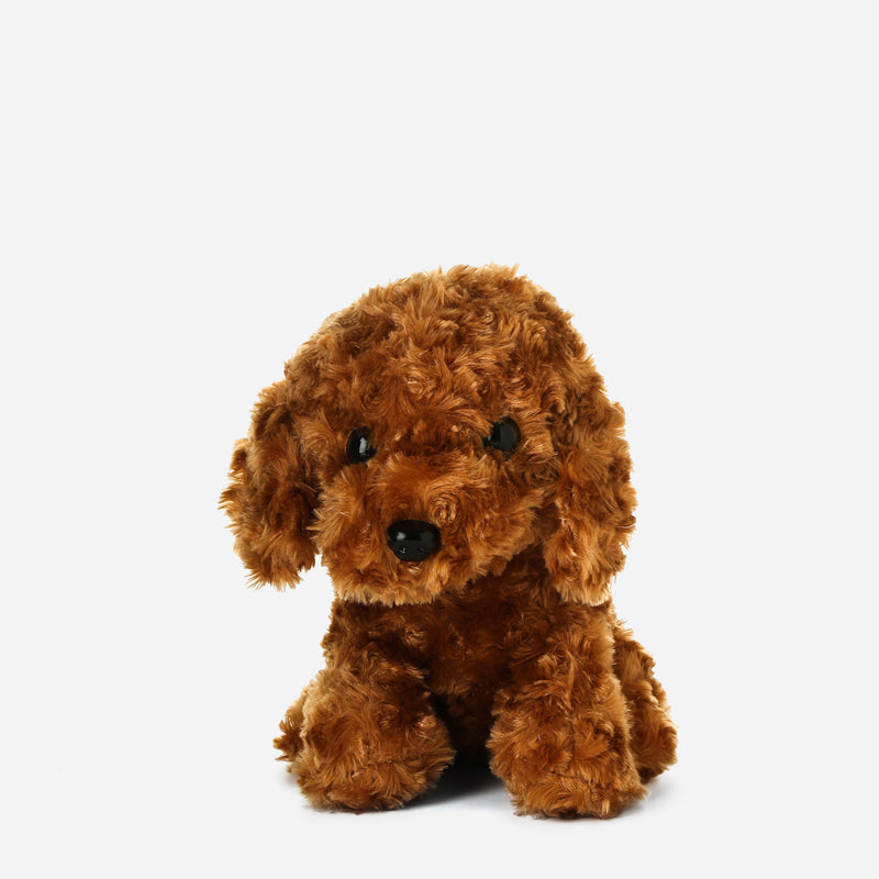 Toy Kingdom Sitting Puppy Plush 10in. _ Brown