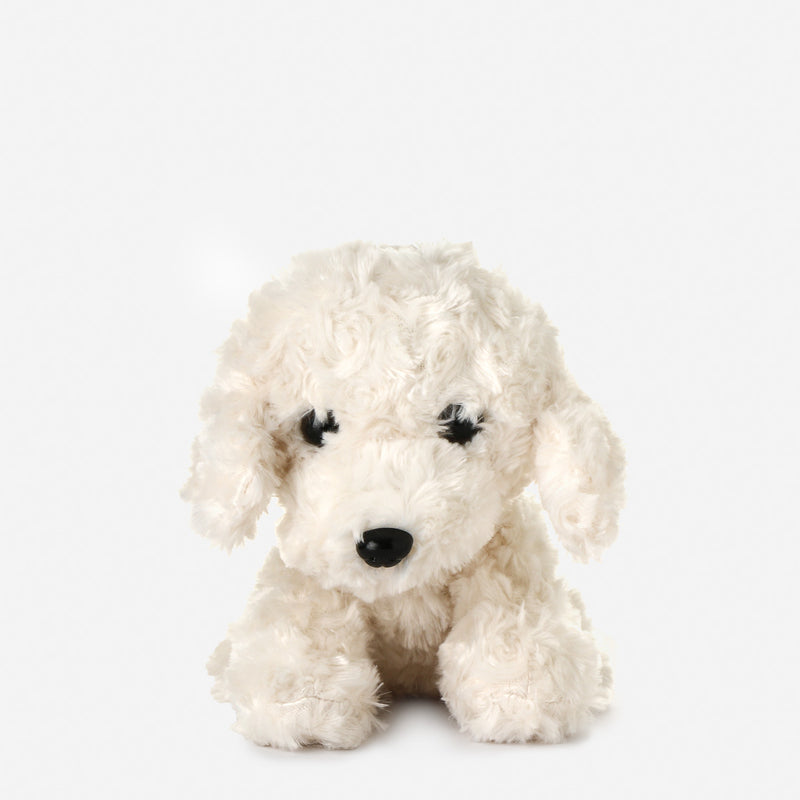 Toy Kingdom Sitting Puppy Plush 10in. _ White