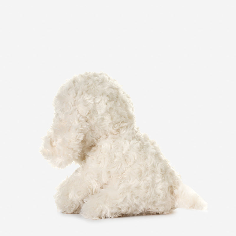 Toy Kingdom Sitting Puppy Plush 10in. _ White