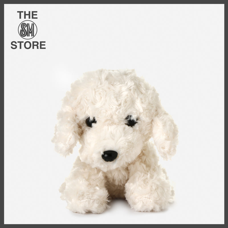 Toy Kingdom Sitting Puppy Plush 10in. _ White