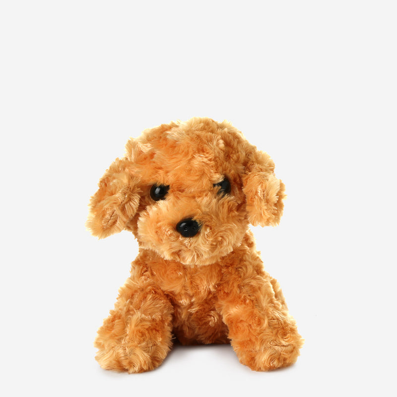 Toy Kingdom Sitting Puppy Plush 10in. _ Beige