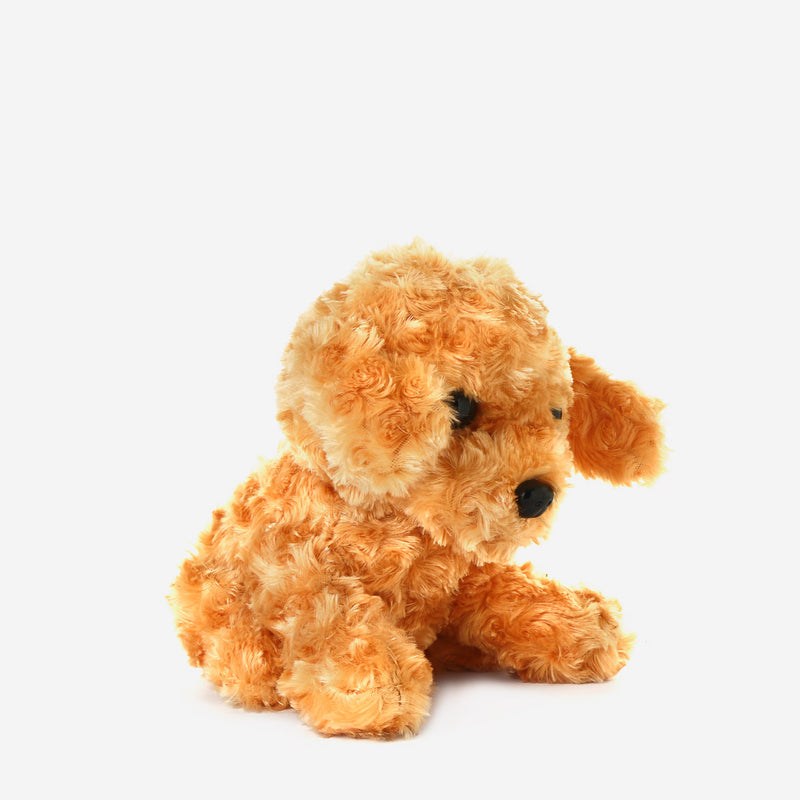 Toy Kingdom Sitting Puppy Plush 10in. _ Beige