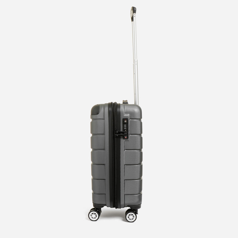 Travel Basic Argen 20-Inch Hard Case Luggage in Gray