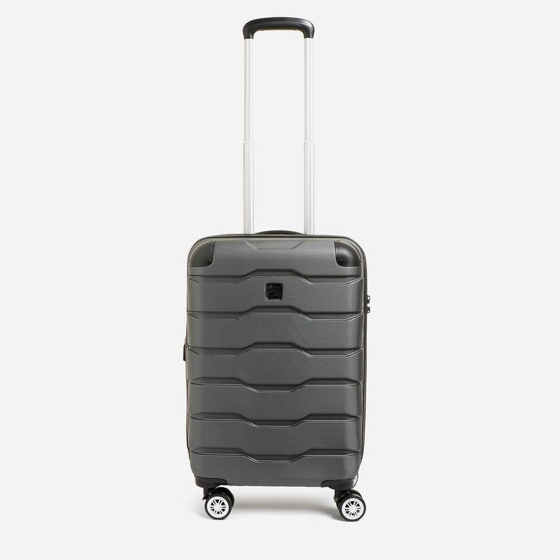 Travel Basic Argen 20-Inch Hard Case Luggage in Gray