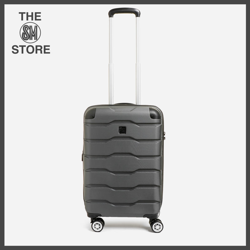 Travel Basic Argen 20-Inch Hard Case Luggage in Gray