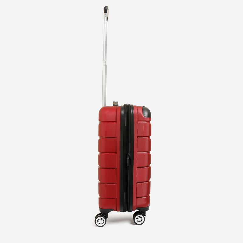 Travel Basic Argen 20-Inch Hard Case Luggage in Red