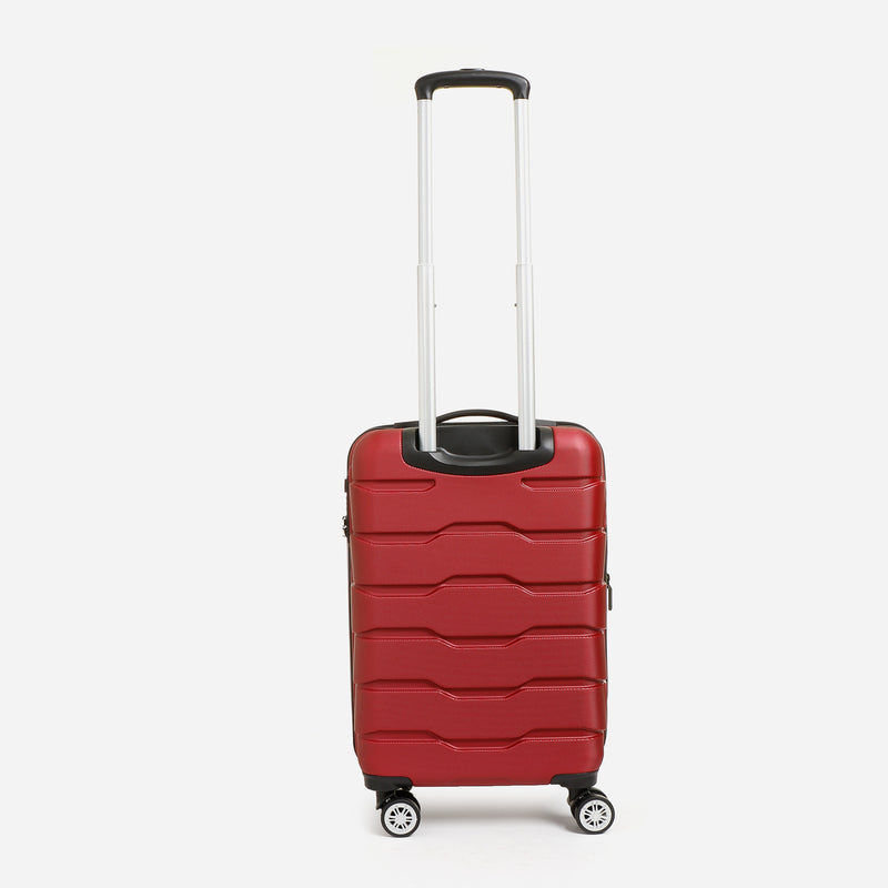 Travel Basic Argen 20-Inch Hard Case Luggage in Red