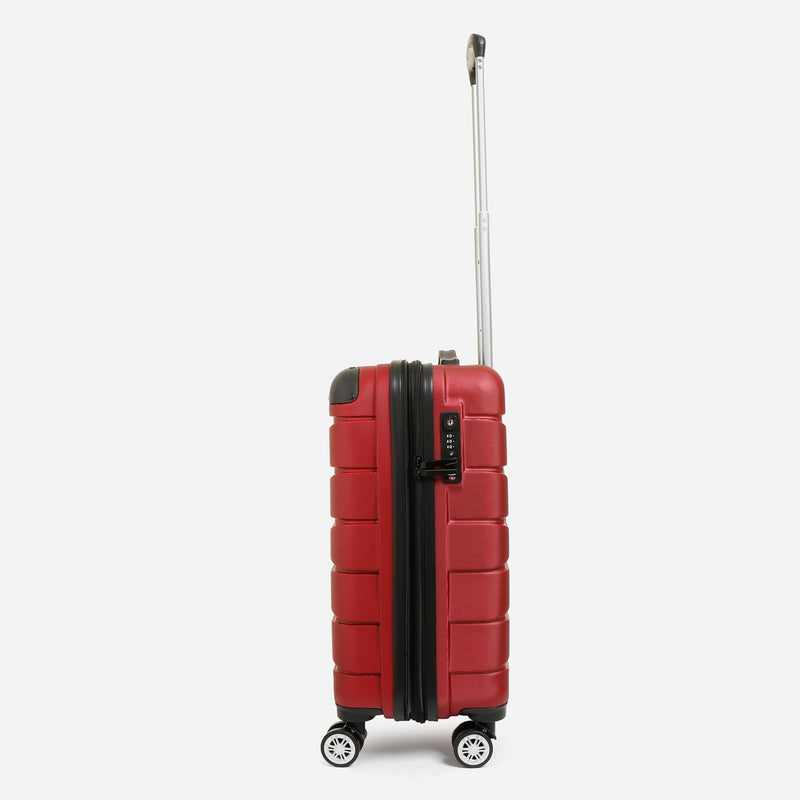 Travel Basic Argen 20-Inch Hard Case Luggage in Red