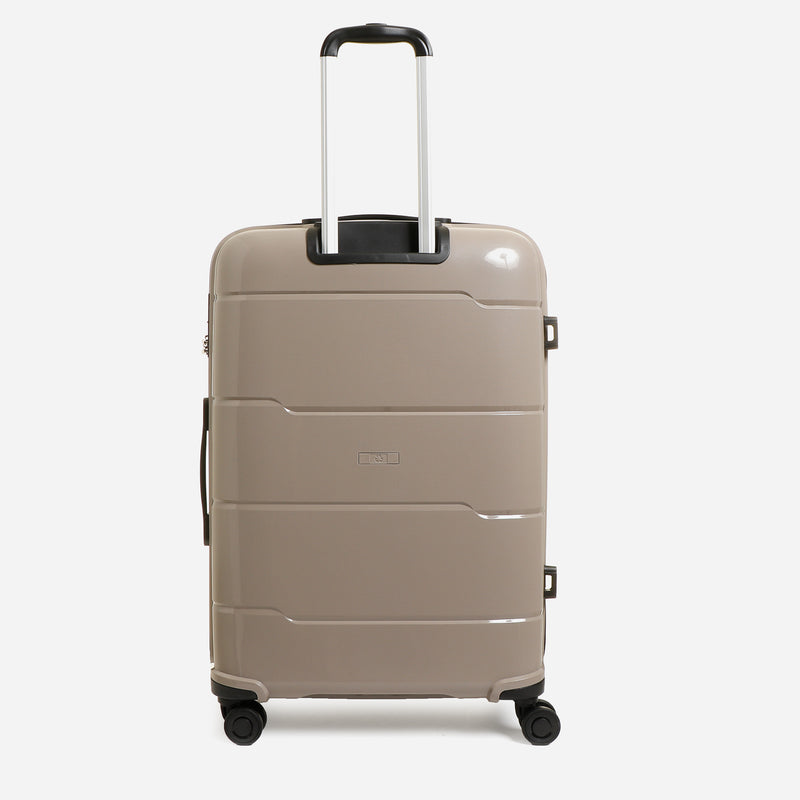 Travel Basic Chi 28-Inch Hard Case Luggage in Light Coffee