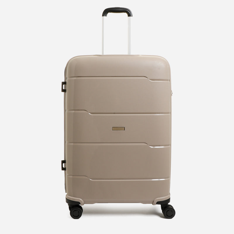 Travel Basic Chi 28-Inch Hard Case Luggage in Light Coffee